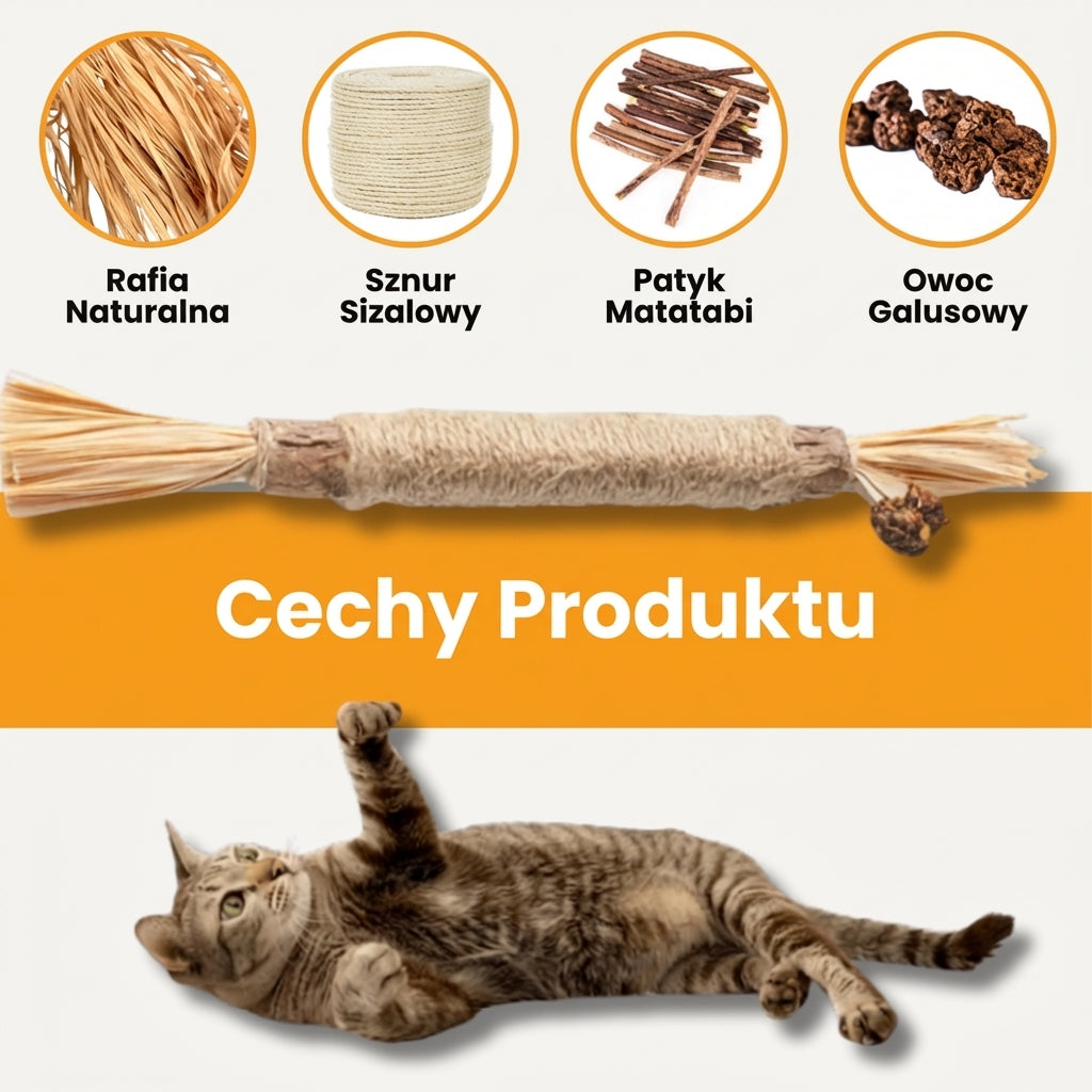 Naturalne Patyczki Dentystyczne dla Kotów - SilverPure™
