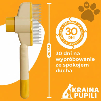 Samooczyszczająca Szczotka dla Kotów - Łap'Sierść™