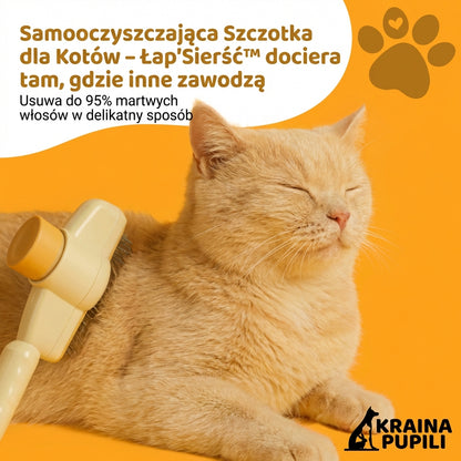 Samooczyszczająca Szczotka dla Kotów - Łap'Sierść™