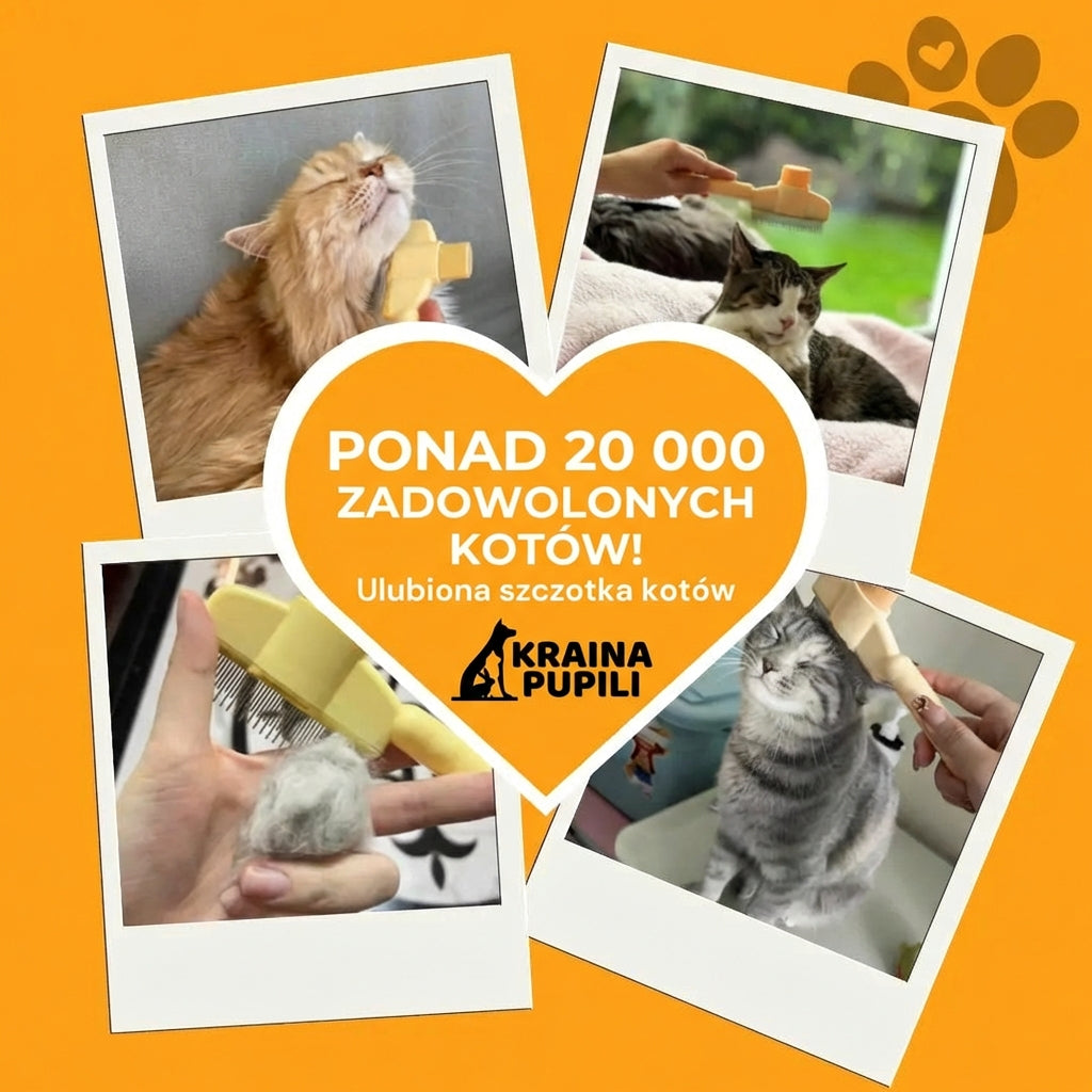 Samooczyszczająca Szczotka dla Kotów - Łap'Sierść™